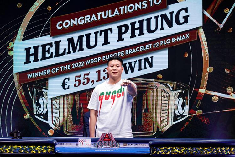 Helmut Phung é campeão do Evento 2 da WSOP Europa ...