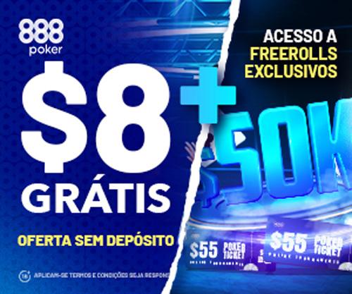 Poker online grátis no 888poker – pegue já seu bônus!