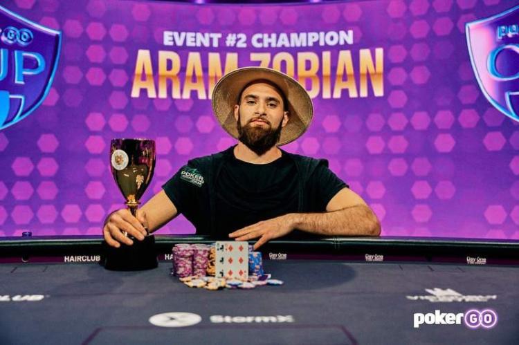 2018 WSOP ME finalist Aram Zobian wins the second HR of the PokerGO Cup/CardPlayer.com.br