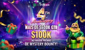 KKPoker comemora aniversário com série de US$ 600k GTD /CardPlayer.com.br