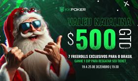 KKPoker anuncia freerolls com premiações de US$ 500/CardPlayer.com.br