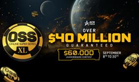 OSS retorna ao ACR Poker com mais de US$ 40 milhões GTD/CardPlayer.com.br